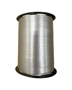 Gavebånd, mat sølv, 10 mm, rulle med 250 m - 6/colli