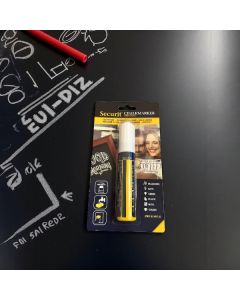 Tuschpenne, kridttusch til tavler og glas, hvid., 7-15 mm