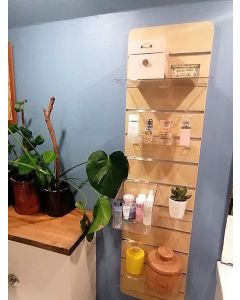 Rillepanel - Accessory. 30 x 120 cm. Vælg mellem ahorn eller hvid.