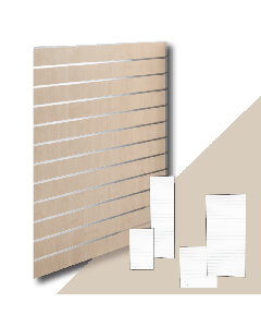 Rillepanel, Ahorn. 10 cm. Standard. Inkl. alulister. Vælg størrelse.